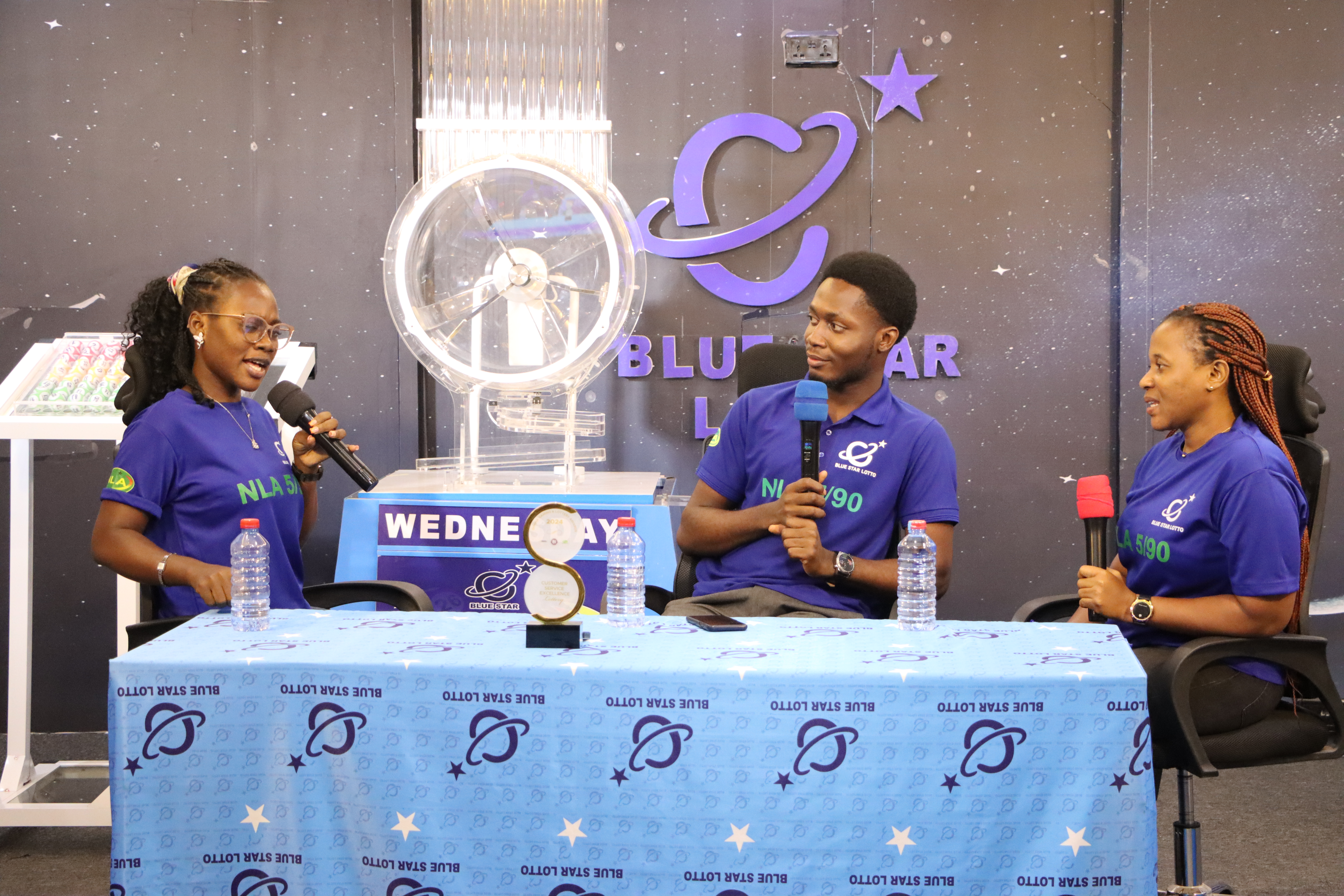 Blue Star Lotto Ghana podcast segment